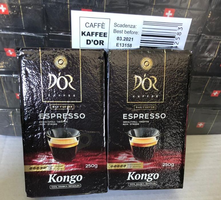 Кофе молотый D`or Kongo Espresso ( Кофе Дор Конго ) 250гр.Швейцария