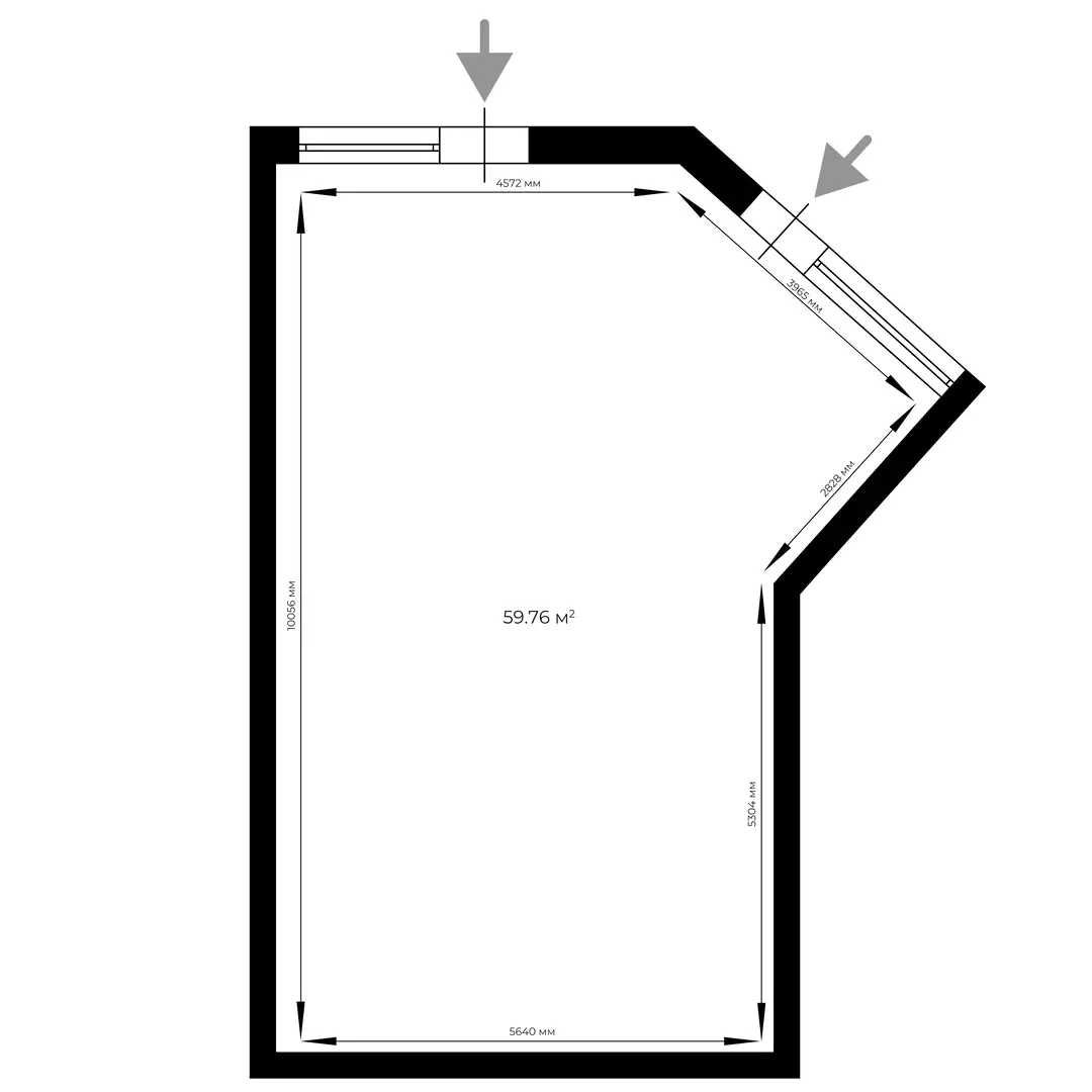 Продаж комерційного приміщення 59.8 м² у ЖК Grand Hills - GHK 602