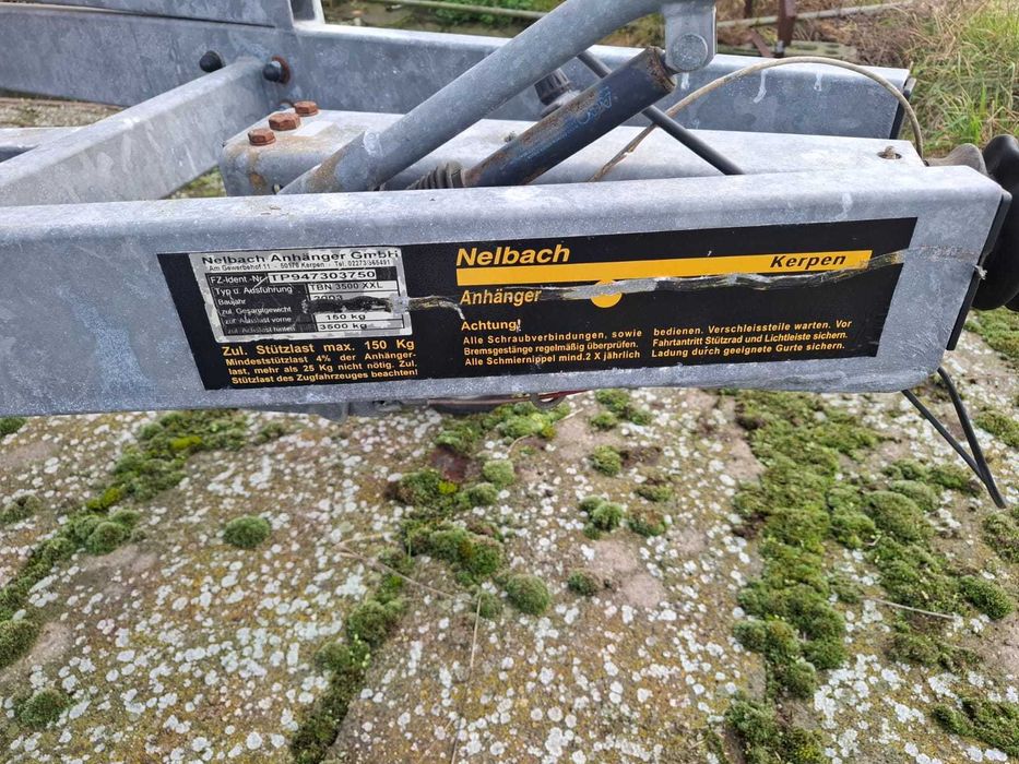 Przyczepa podłodziowa, dwuosiowa + kadłub łodzi