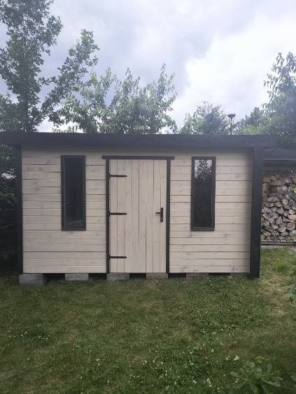 Nowoczesny domek ogrodowy narzdziowy 4x3;Szperek
