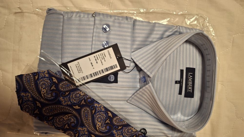 Nowa koszula Lambert 188/194 + krawat