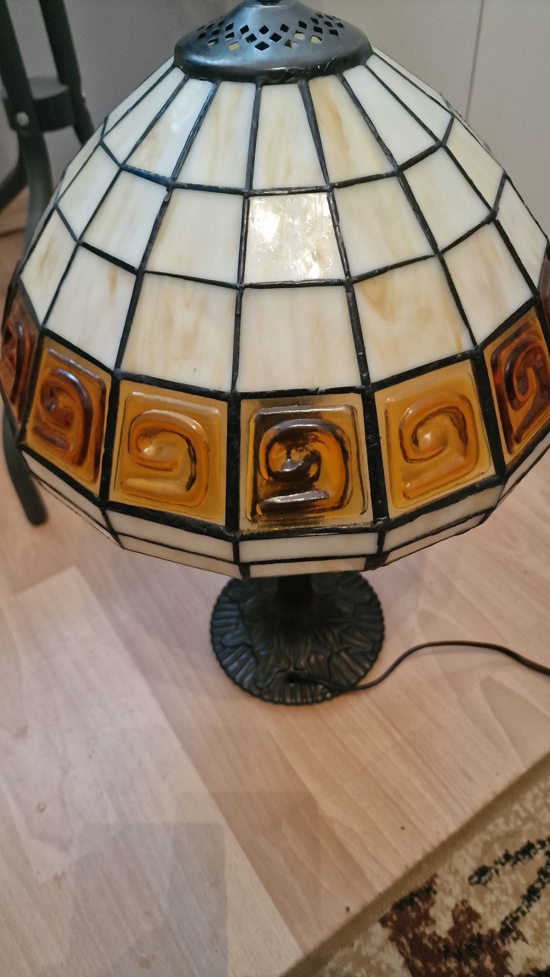 Lampa lampka witrażowa