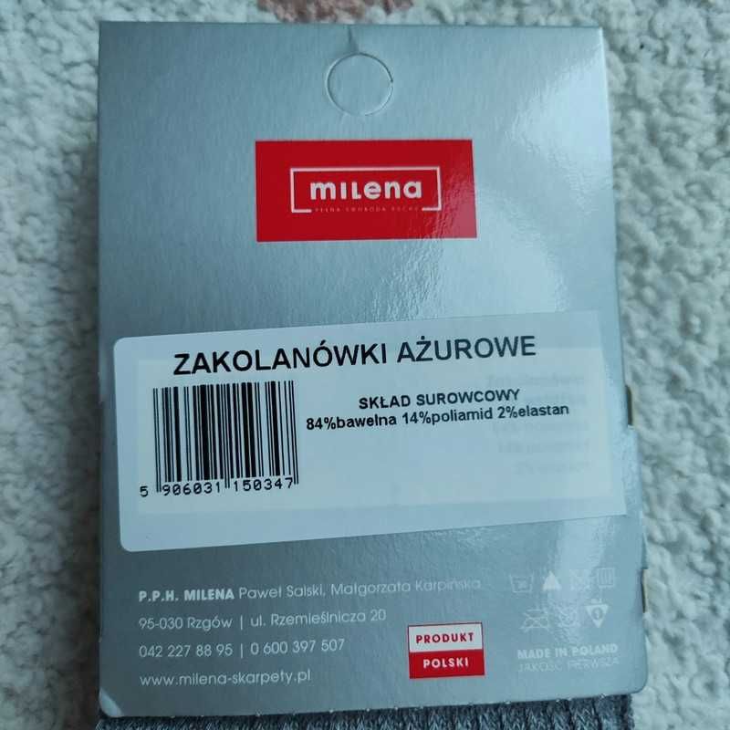 Zakolanówki damskie ażurowe