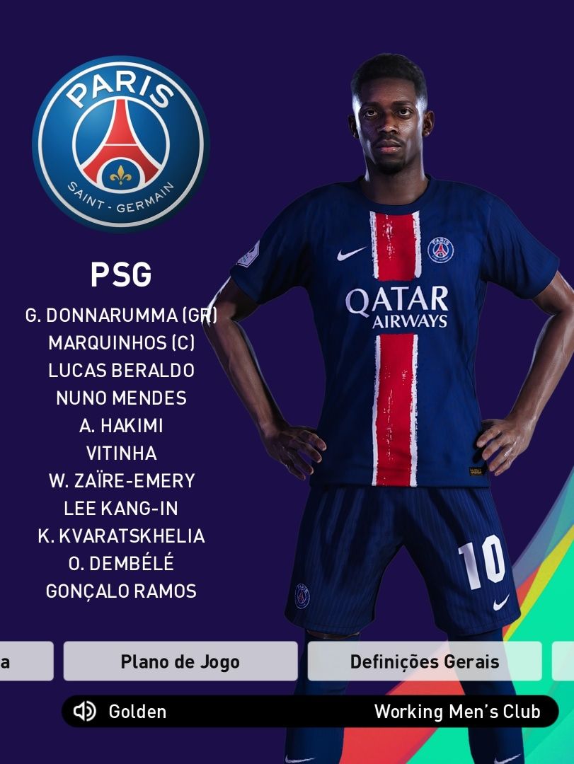 Pen Drive com Season Update 2025 para PES 2021 Ps4/Ps5