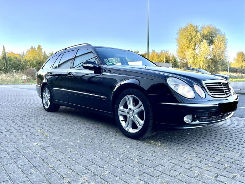 Mercedes E500 4Matic Designo w211 hak 7os, stan idealny bezwypadkowy