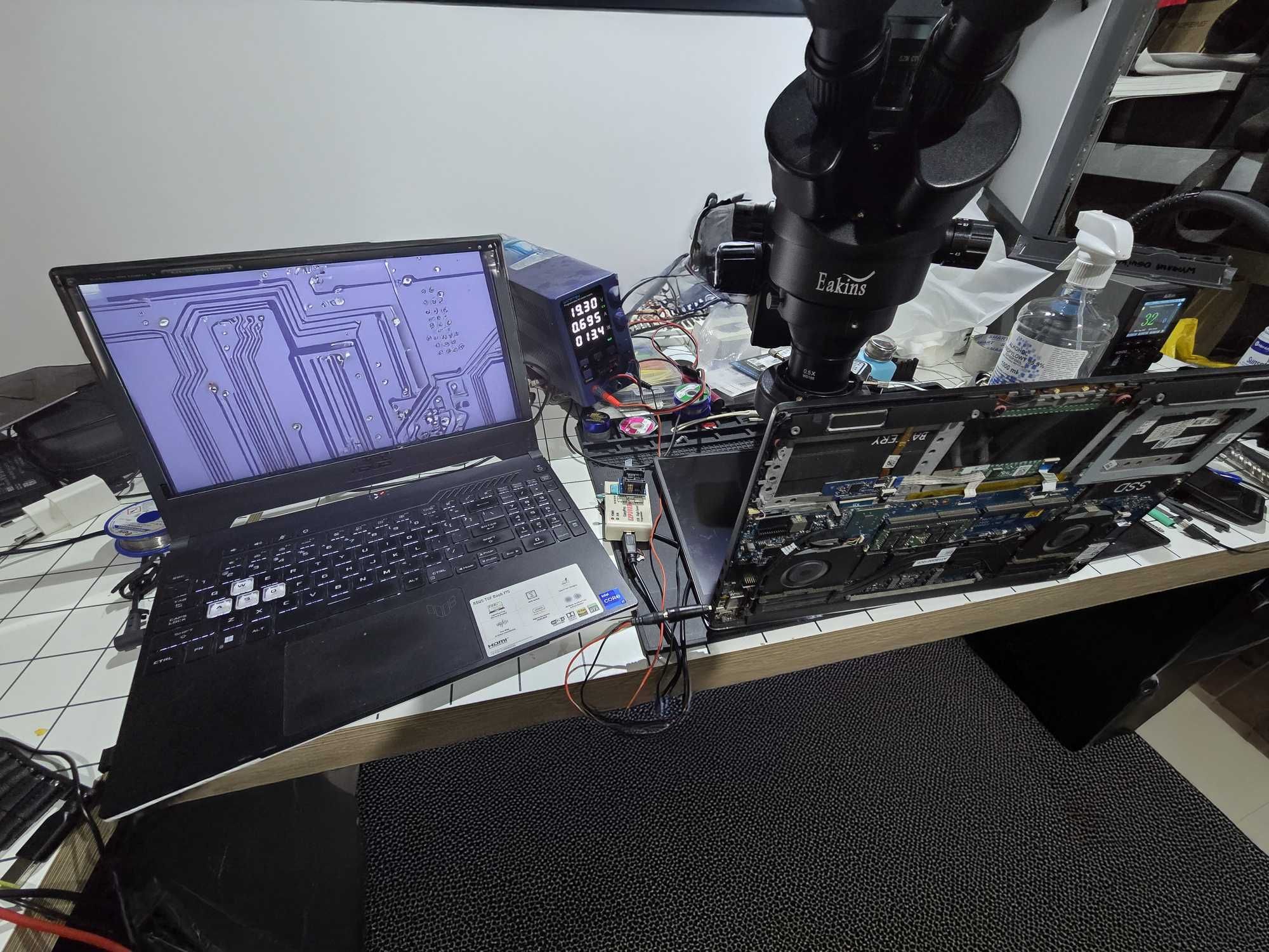 Naprawa elektroniki w tym przemysłowej: laptopy, komputery, BIOS/KBC