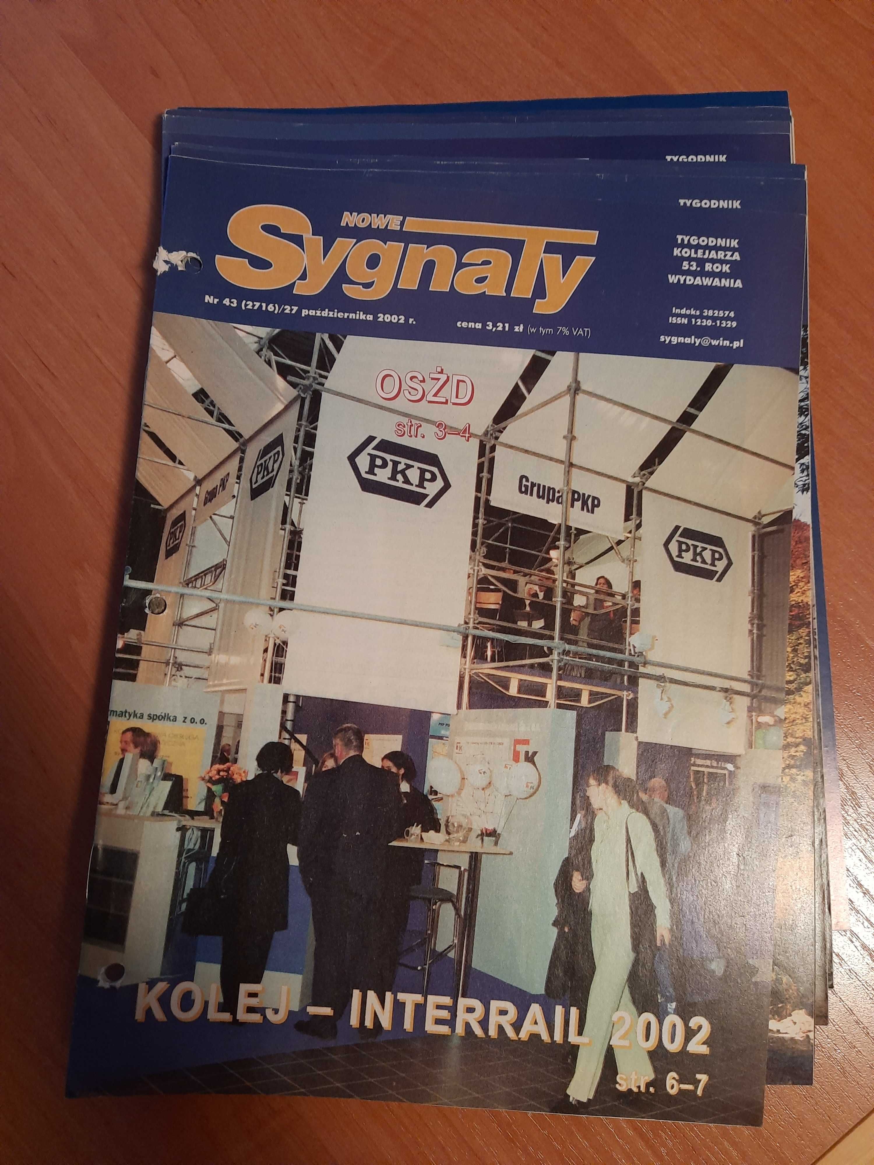 Czasopismo Nowe Sygnały rok 2002 - numery 43-52