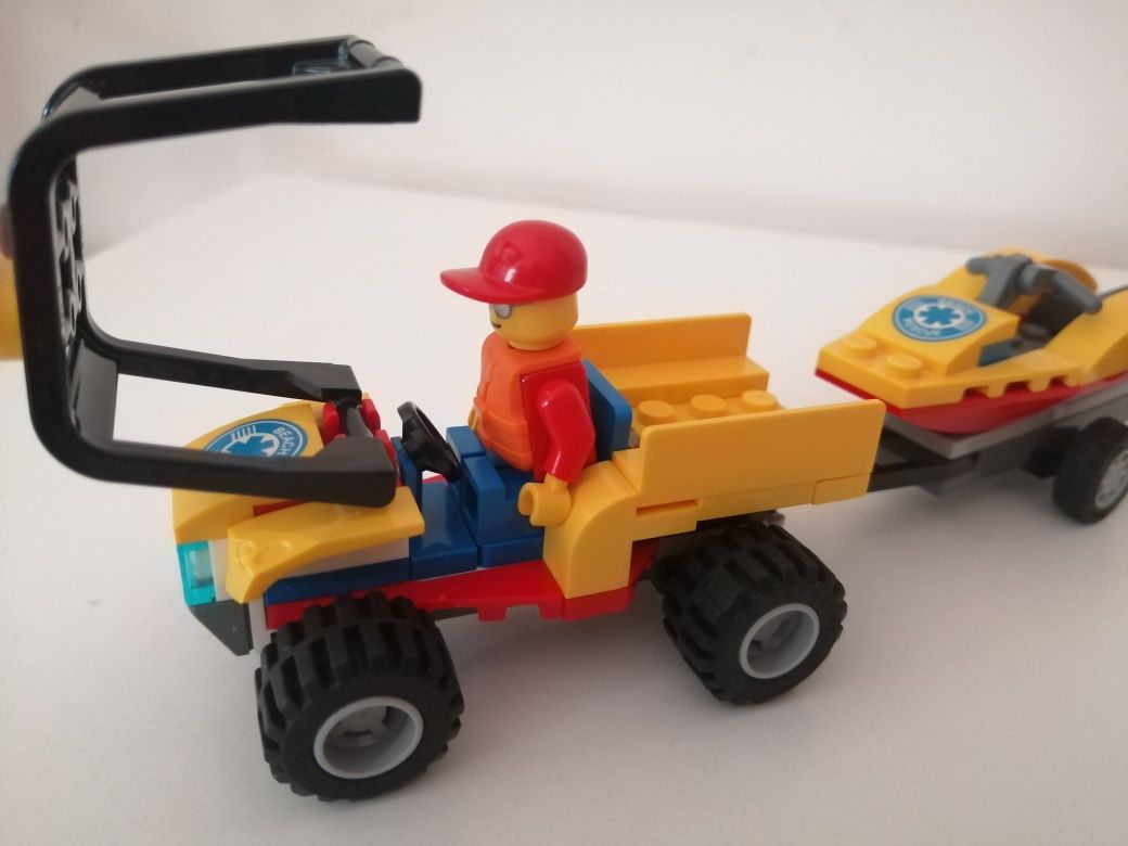 Lego city 60286, rekin, plażowy quad