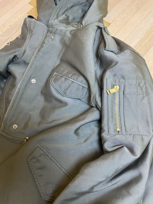 Парка пальто жіноча Guess хакі L утеплена