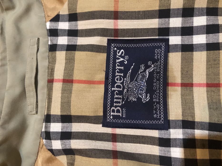 Burberrys London Męski płaszcz trencz vintage 52