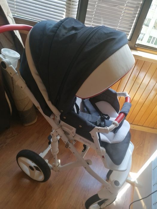 Коляска 2 в 1 Adamex Monte Deluxe Carbon D32