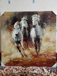 Картина маслом лошади живопись