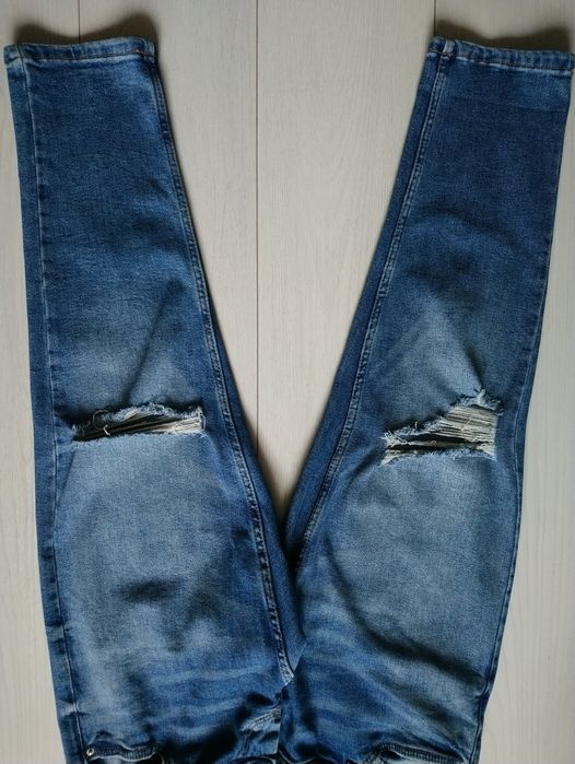 Джинсові штани для вагітних нові denim co 12/40 розмір