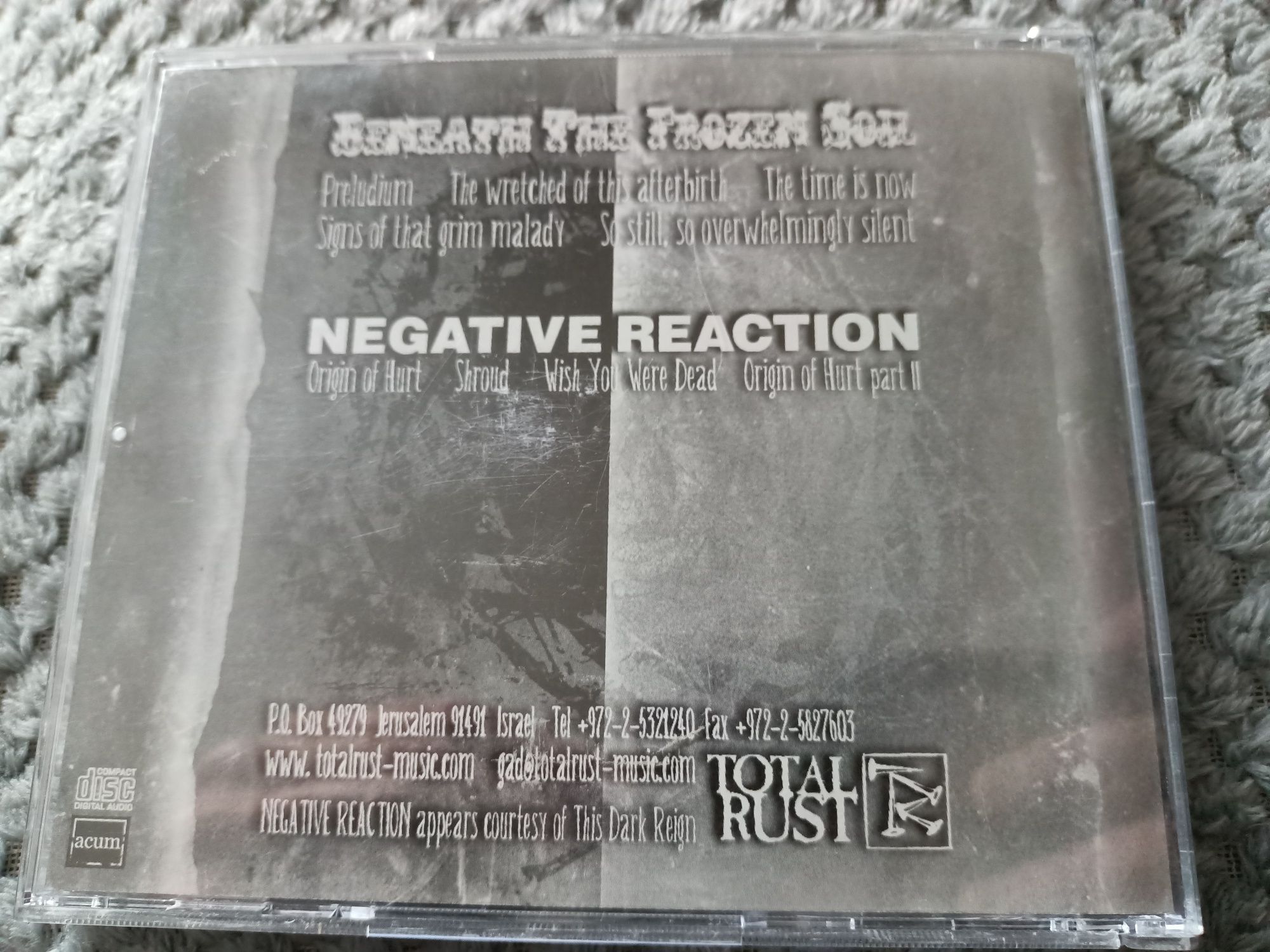 Beneath The Frozen Soil / Negative Reaction - s/t (Stoner Rock, Doom M