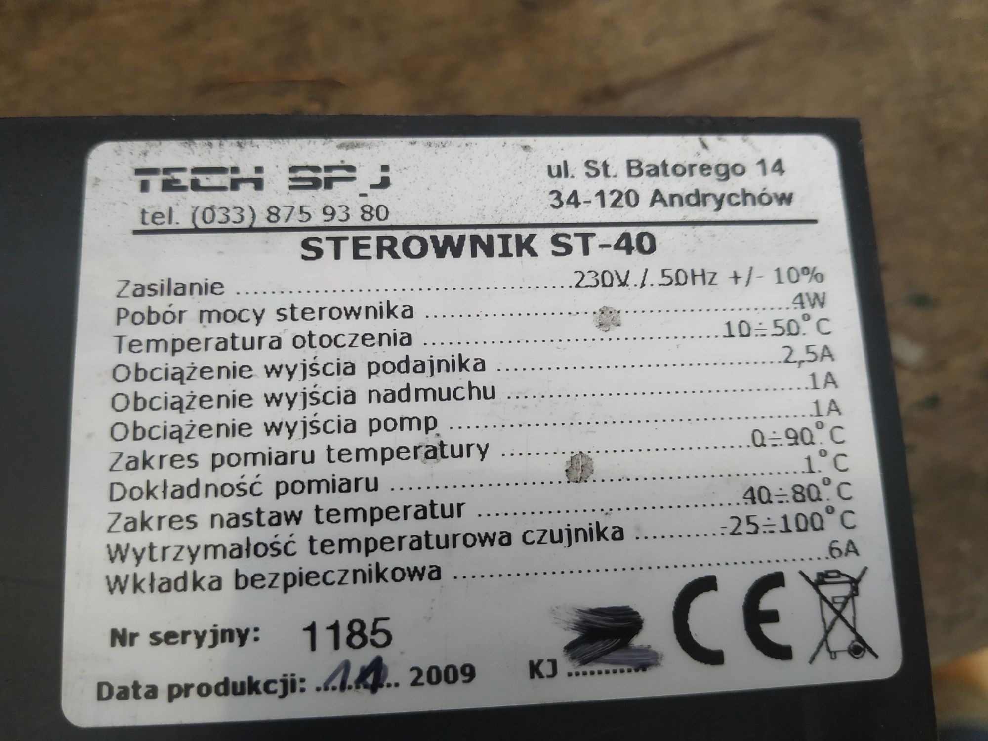 Sterownik tech ST 40