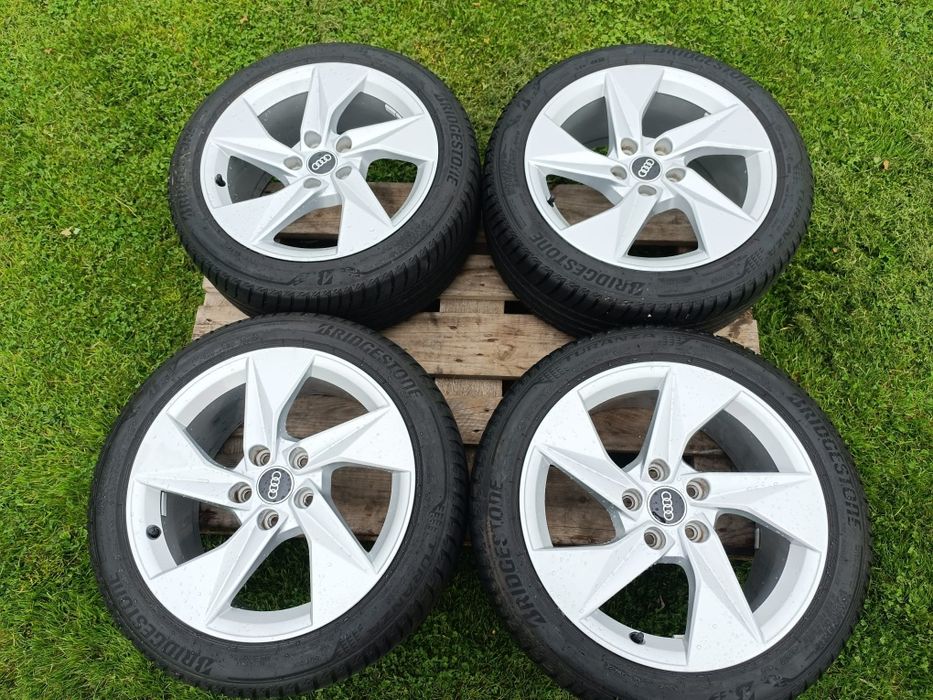 Felgi Audi 225/45 17 + opony Bridgestone Turanza T005