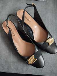 Eleganckie czarne buty damskie Kazar 39