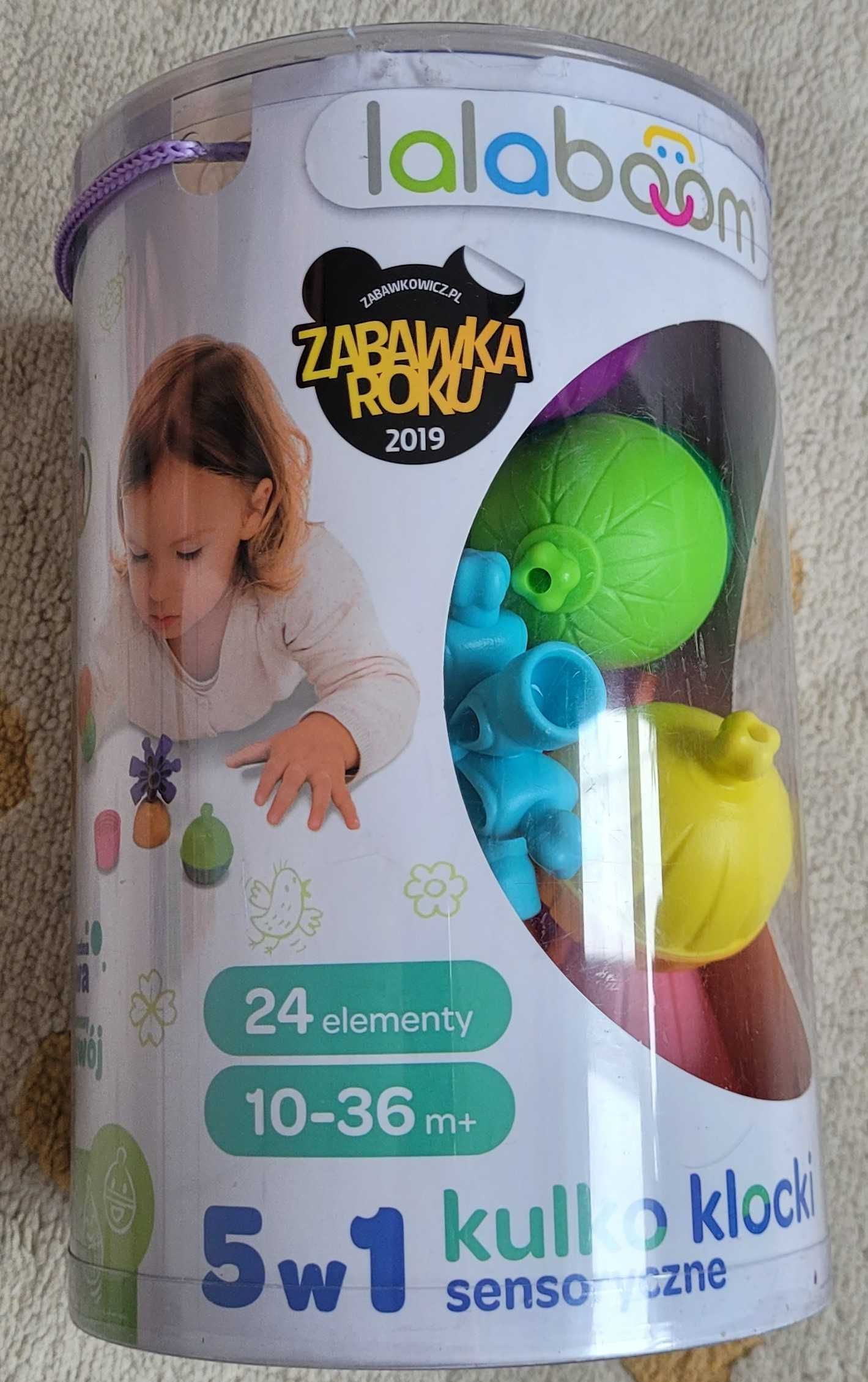 Kulko klocki sensoryczne Lalaboom 24 elementy