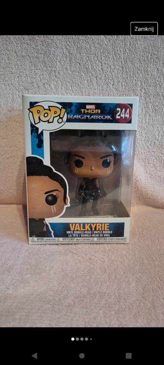 Marvel Valkyrie Thor Ragnarok Funko Pop