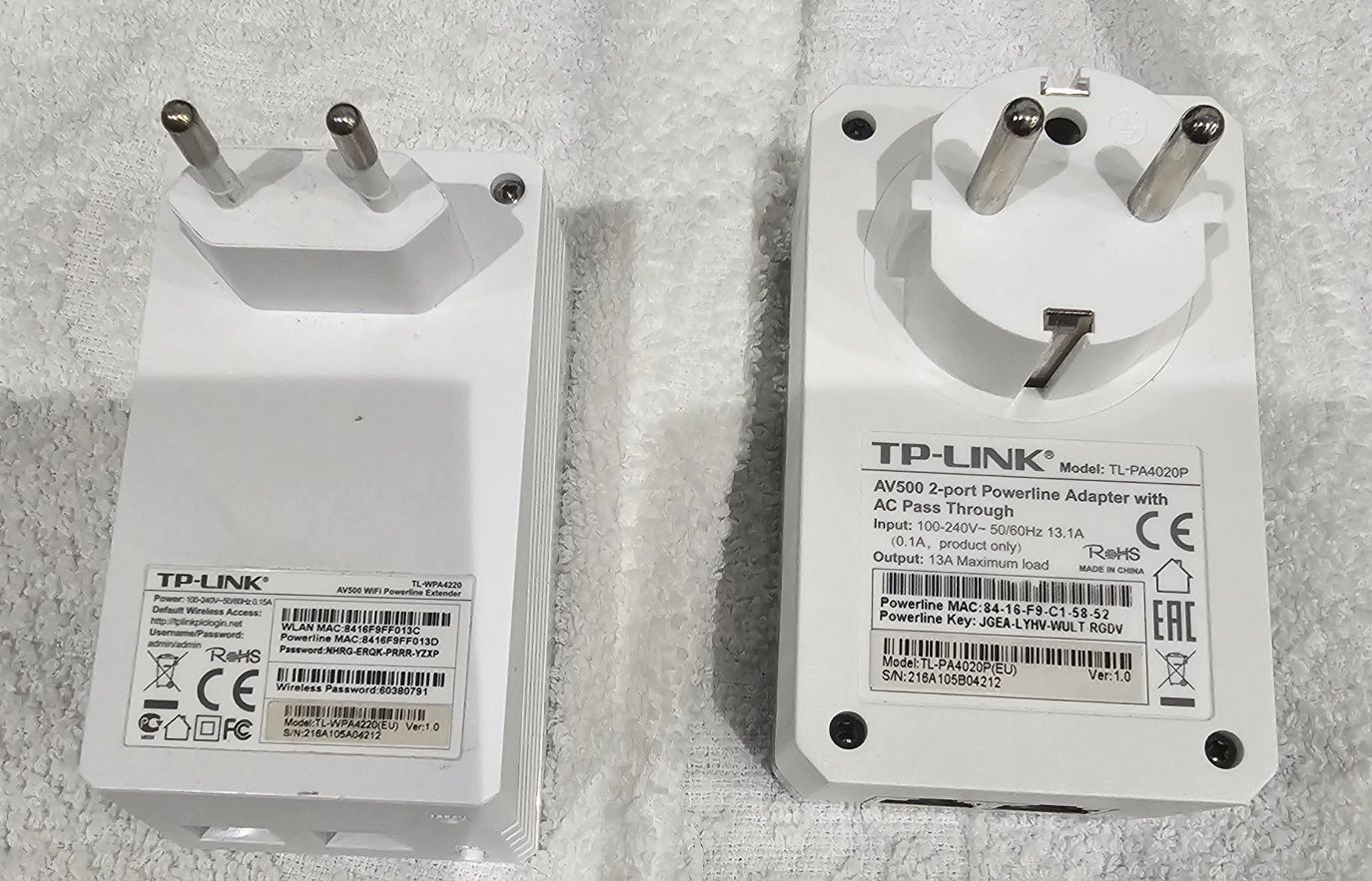 Extensor Wi-fi TP Link PowerLine Av500