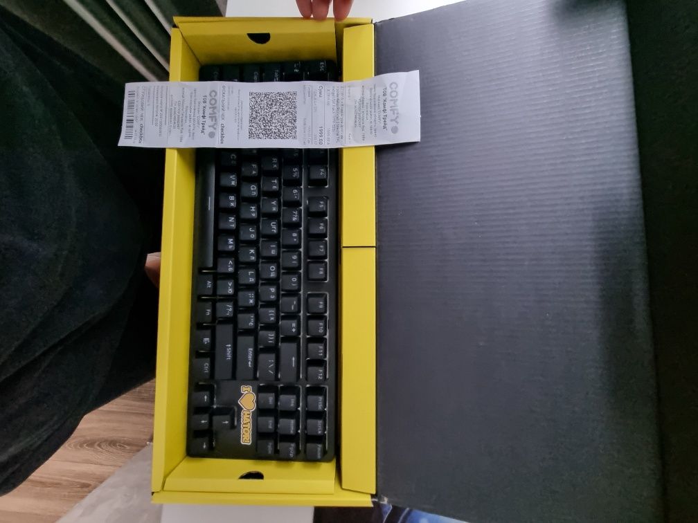 Hator Rockfall 2 mecha tkl з гарантією на фіолетових світчах