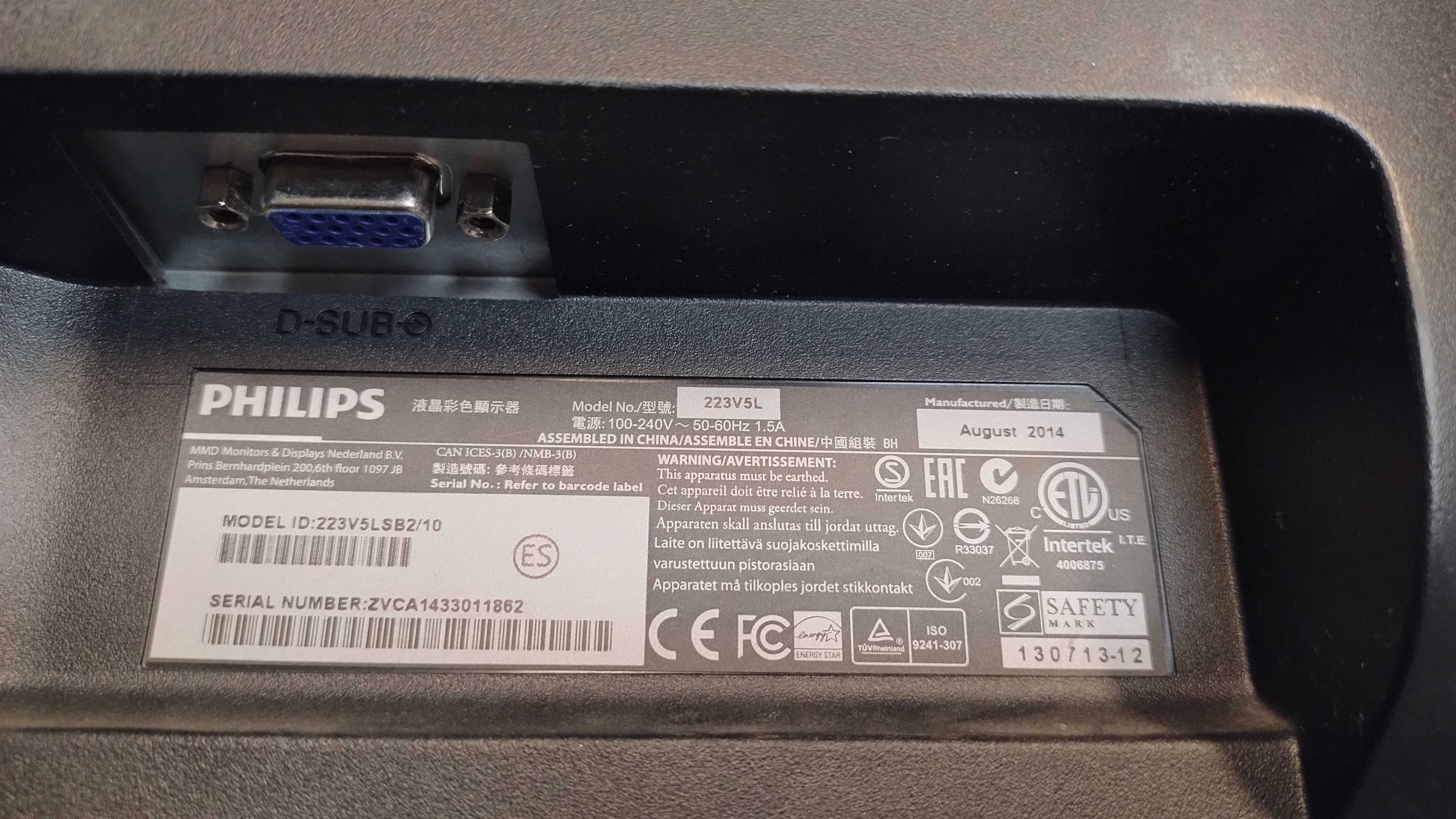 Monitor Philips 223V5L