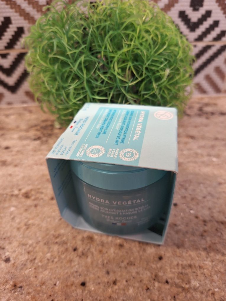 Krem silnie nawilżający na dzień noc maska Yves Rocher 75ml duży Nowy