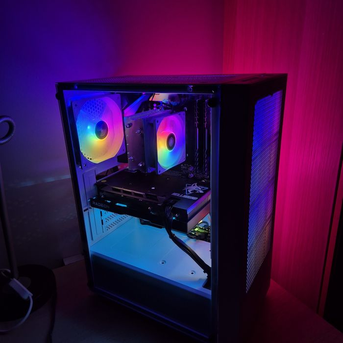 Komputer RX6600XT/RTX3060ti/R5 5500/16gb ram Gamingowy Okazja gwarancj