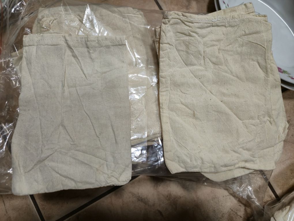 Woreczki materiałowe / płócienne 10 sztuk