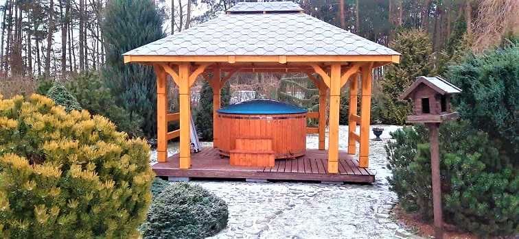 GORĄCA BECZKA eko ELEKTRYCZNA Bania Balia Ogrodowa Spa Hot Tub