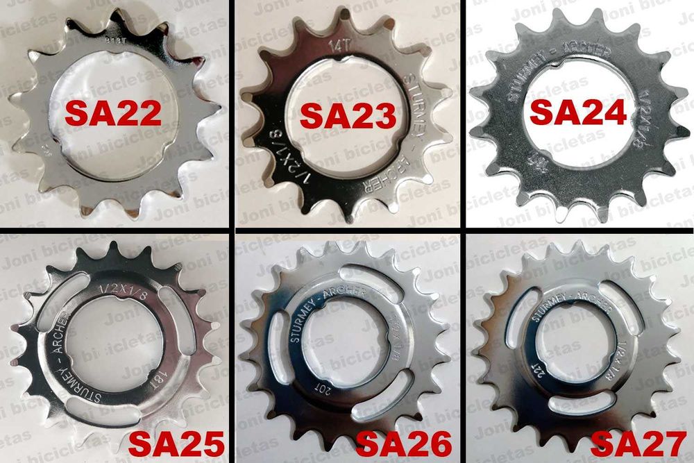Rodas livres, pinhões, carretos de mudanças de bicicleta