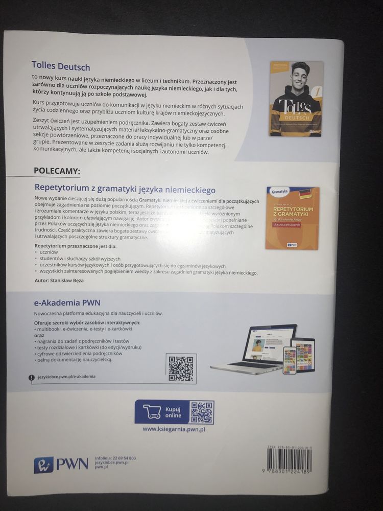 komplet podrecznik + cwiczenia do niemieckiego tolles deutsch