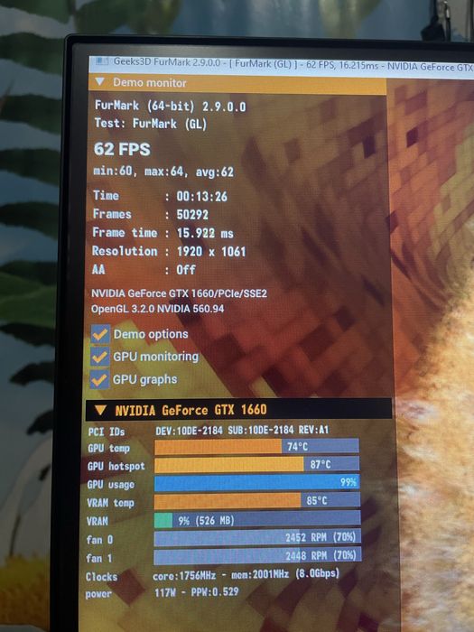 Відеокарта GTX 1660 6 GB Palit