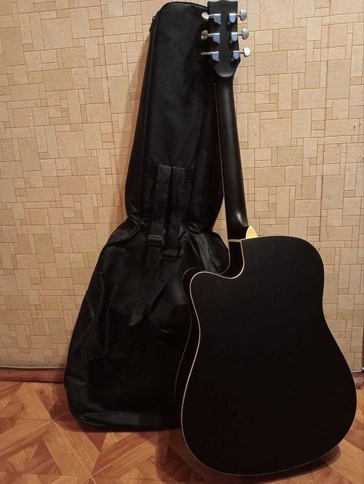 Aкустична чорна гітара Parksons Model JB4111С + Чохол