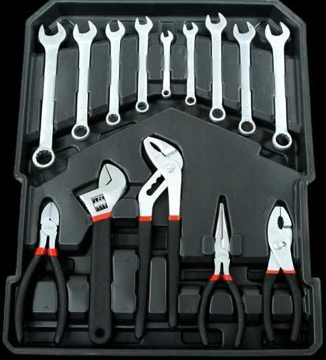 Набір інструментів у валізі Kraft&Dele Німеччина 188 елементів