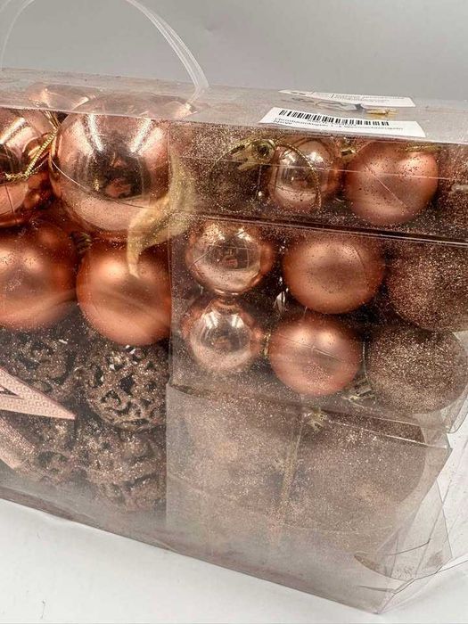 Bombki choinkowe gwiazda nietłukące się plastikowe 101 szt.