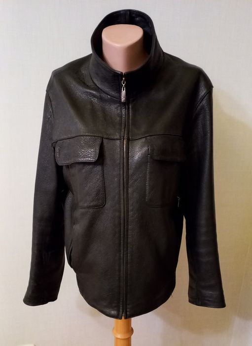 Куртка кожанная мужская