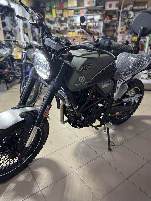 Мотоцикл GEON Scrambler, 250cc. Доставка.