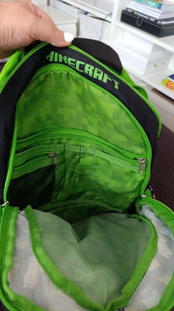 Plecak tornister Minecraft i piórnik gratis