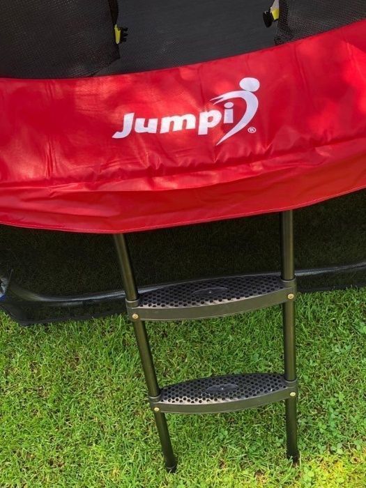 Trampolina Ogrodowa 435cm/14ft czerwona Maxy Comfort Plus Z Wewnętrzną