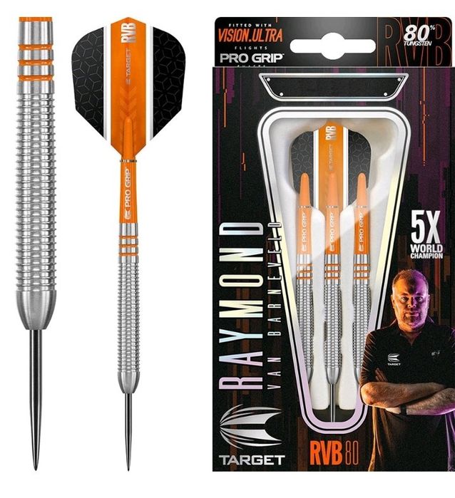 Lotki do darta Barneveld RVB 21gr, 80% wolframu + skórzane etui