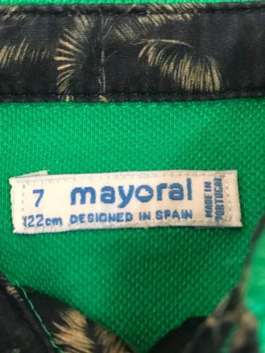 Polo Mayoral tamanho  7 anos