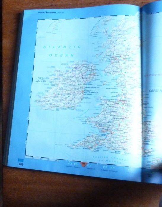 Auto atlas niemiecki kraje alpejskie, Europa