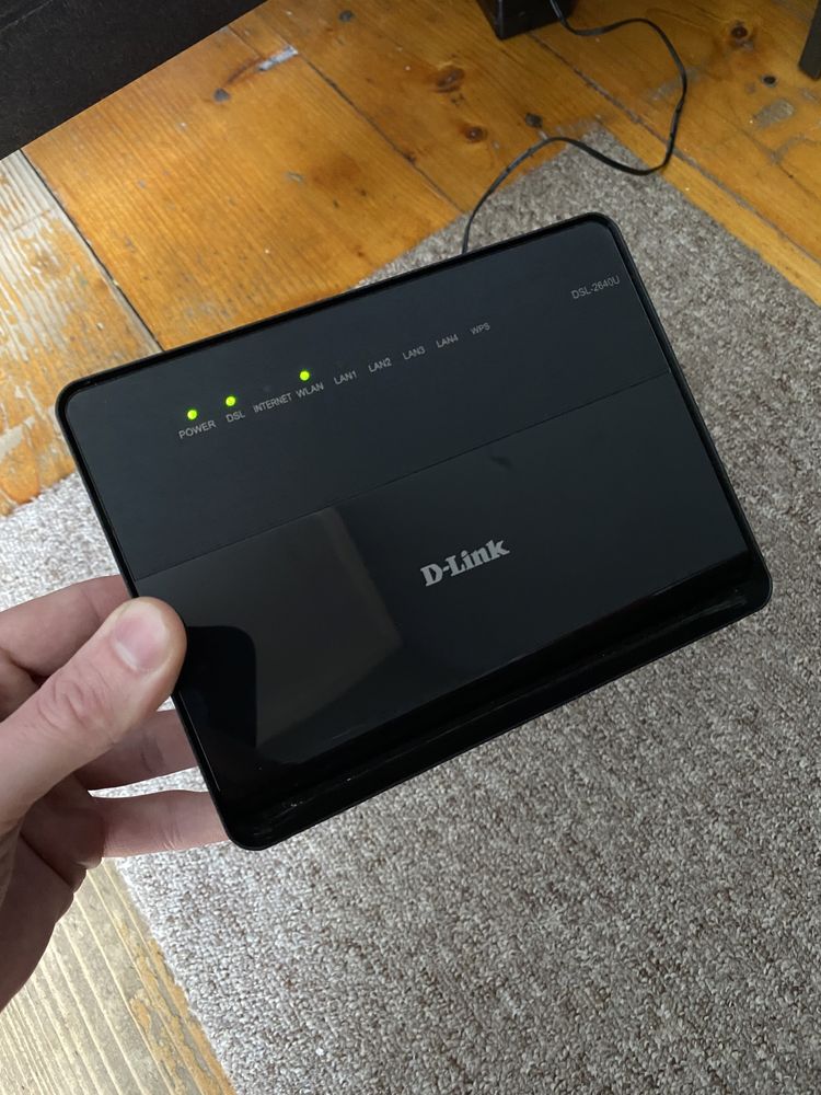 Wi-Fi роутер D-Link Wireless N 150, модем ADSL2+