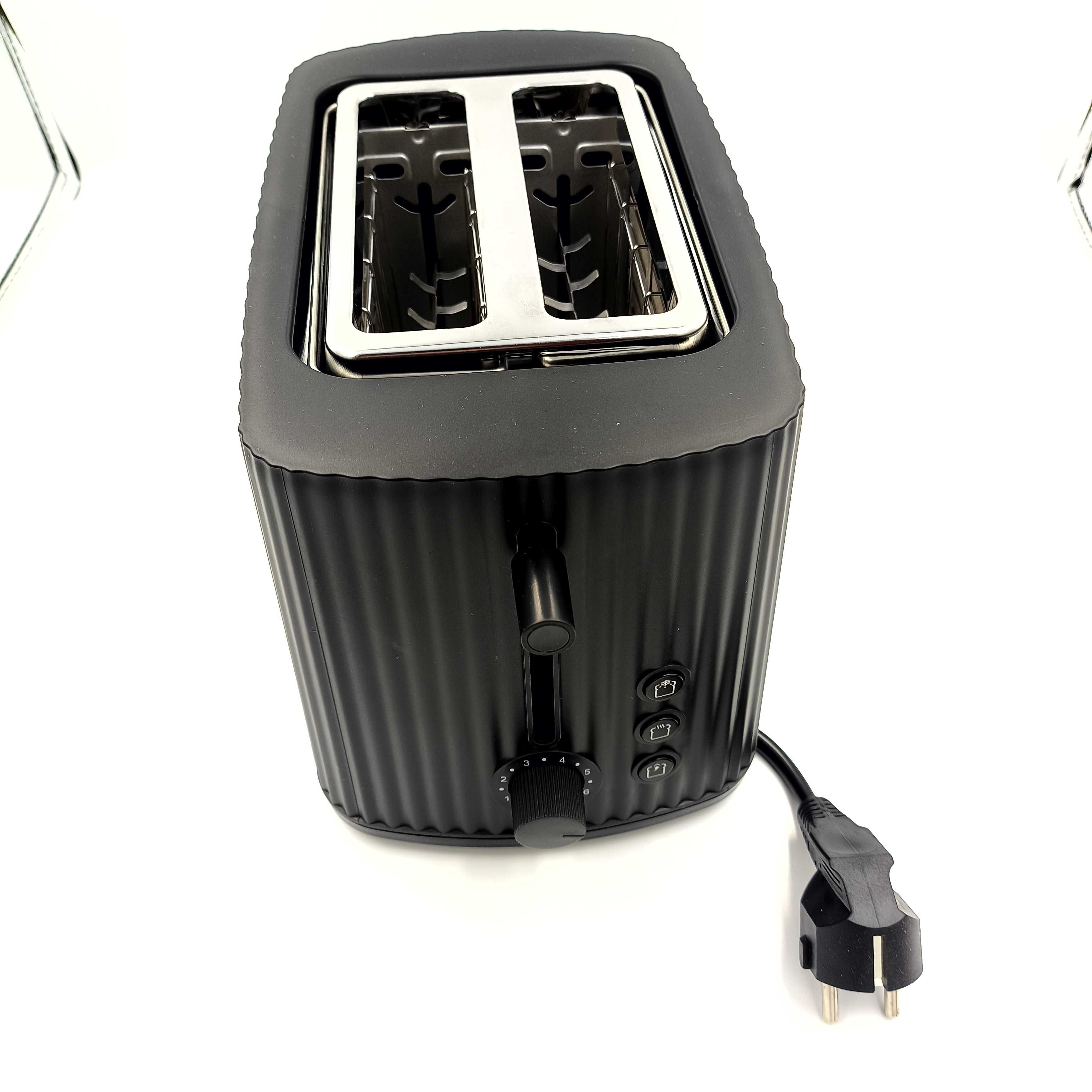 SilverCrest Toster 800 A1 – 800 W czarny dwukomorowy