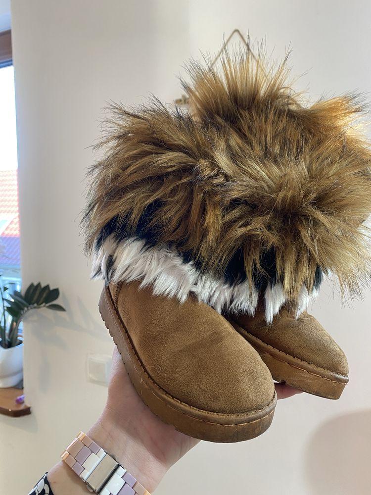 Buty a la emu 28 futerko botki cieple zimowe