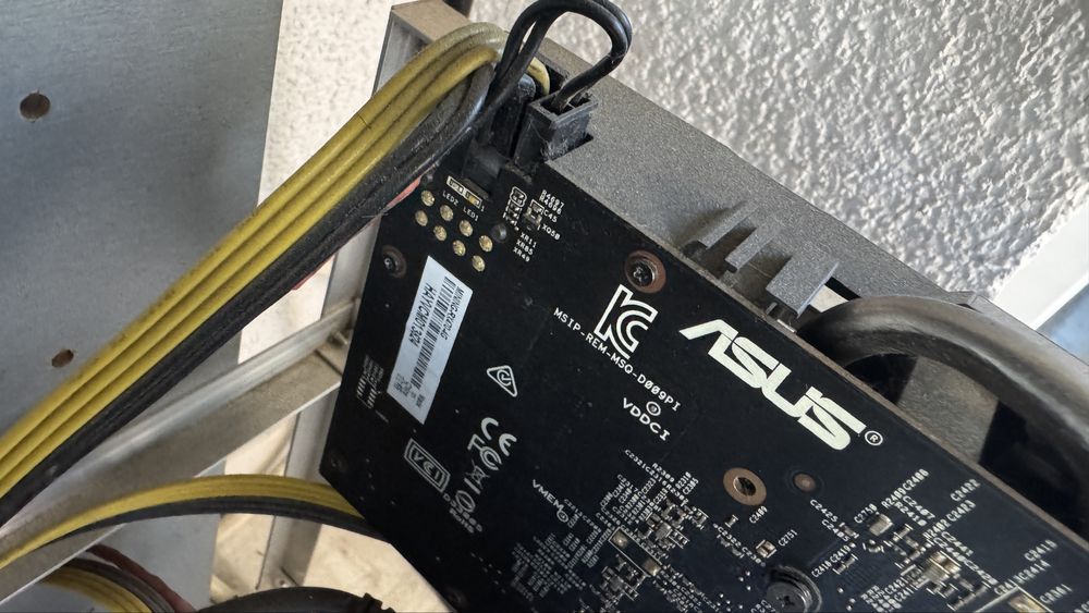 Ферма на 8 карт 4 gb asus rx 470