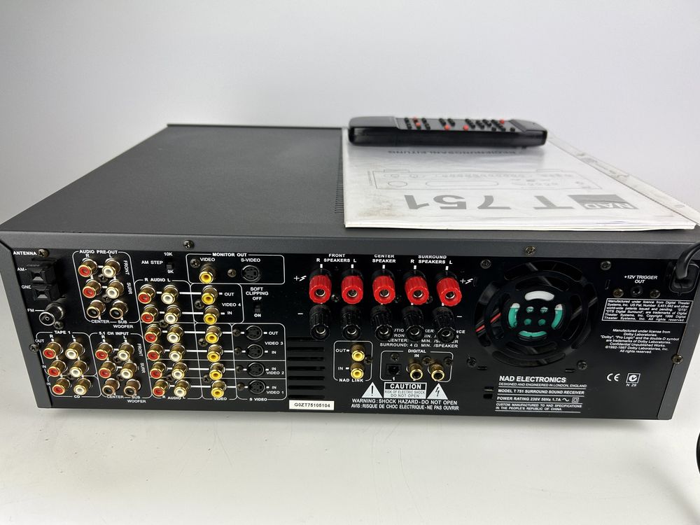 Wzmacniacz kina donowego NAD T751