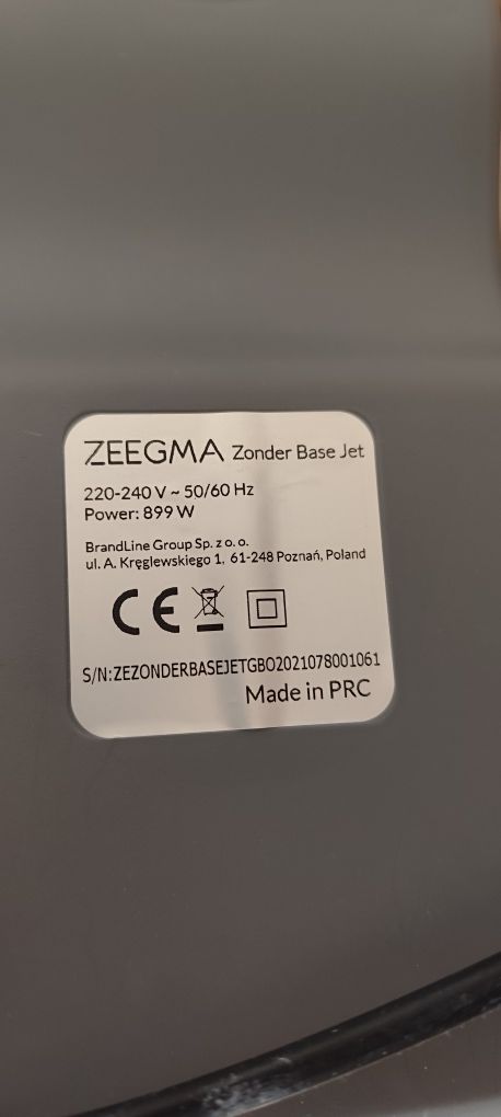 Odkurzacz Zeegma Zonder Base Jet Bezworkowy