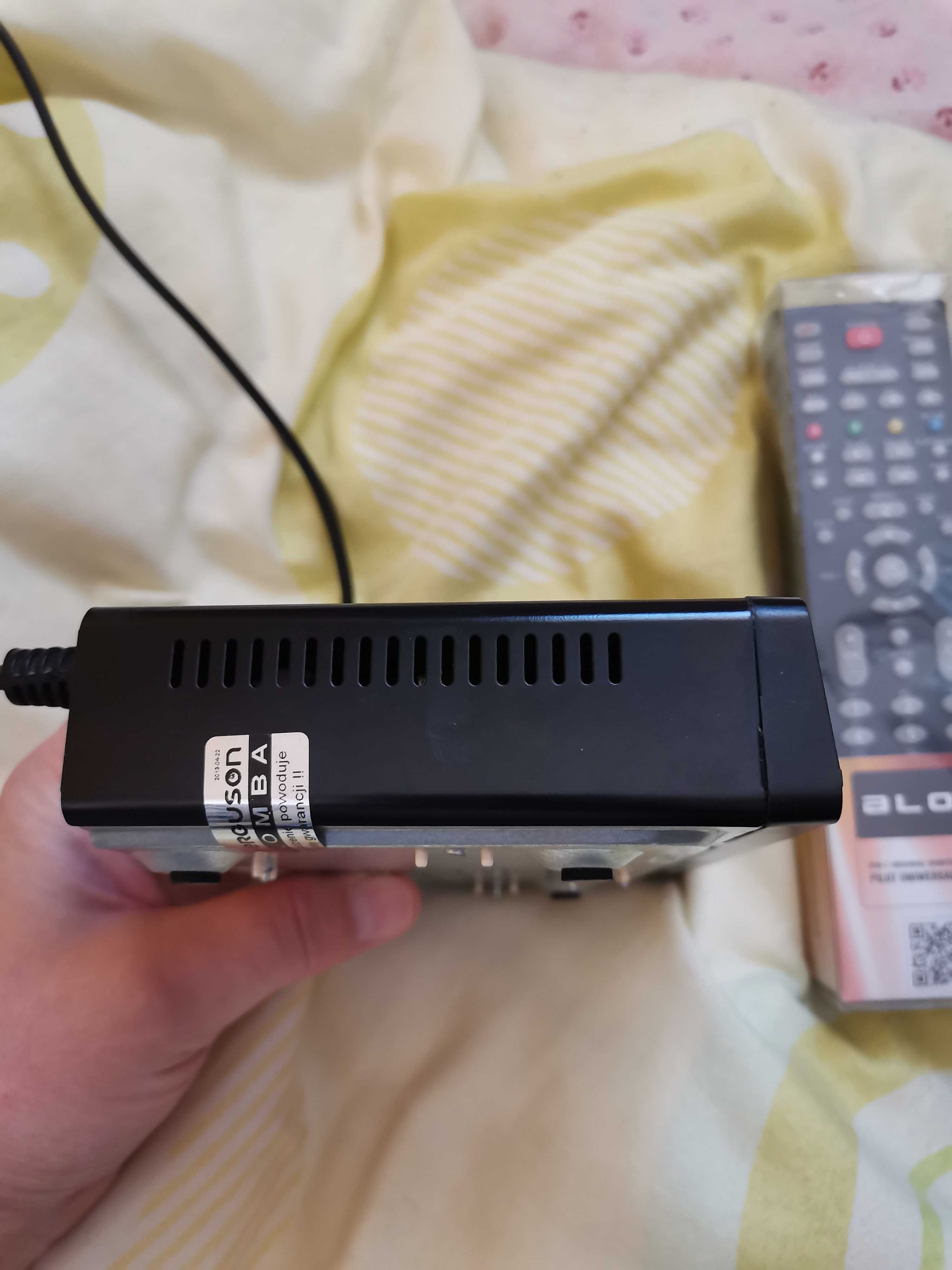 1 dekoder DVB-T dvbt Ferguson Ariva T650i zpilotem uniwersalnym 3947#